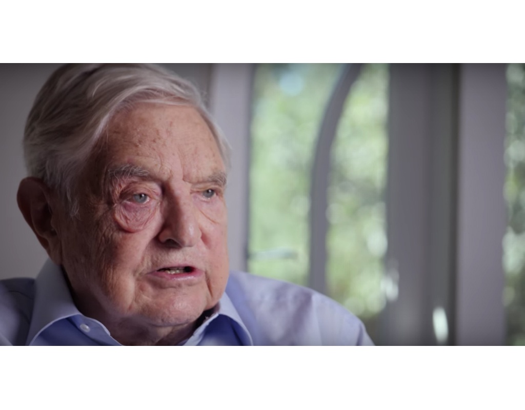  Soros in einem Screenshot aus seinem aktuellen Video. / Quelle: Youtube