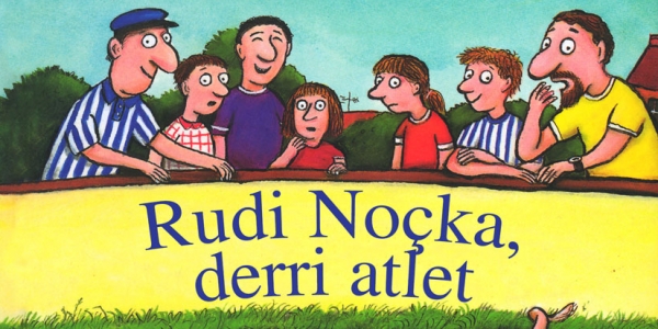 Die albanische Ausgabe des Kinderbuches Rudi Rüssel. / Dudaj Publishing House Tirana, n-ost