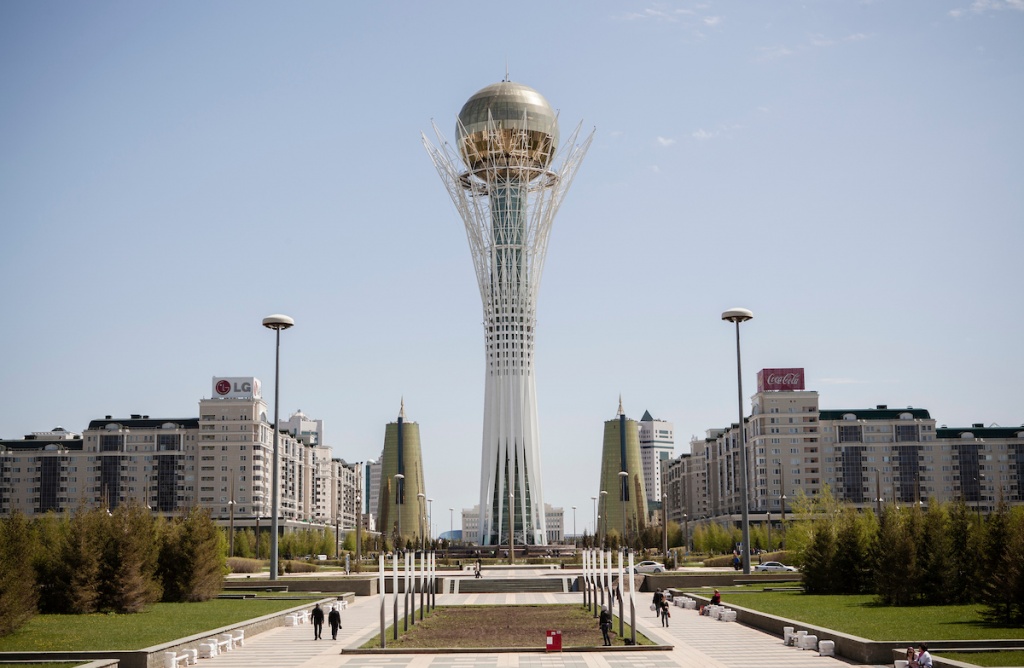 Kasachstan will sich derzeit als internationaler Vermittler etablieren. Die Syrien-Konferenz findet in Astana statt, das erst seit 1997 Hauptstadt ist. / Foto: Nils Bröer, n-ost