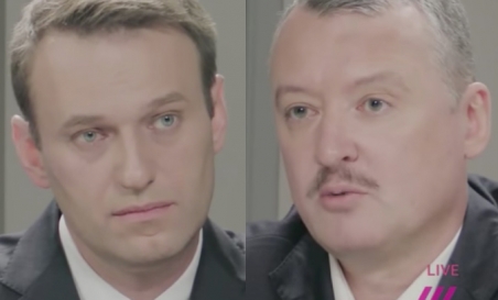 Übertragen wurde das Duell auf dem Youtube-Kanal von Alexej Nawalny sowie von den Fernsehsendern „Doschd" und „Roj-TV". / Foto: Doschd
