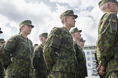 In der litauischen Kleinstadt Rukla ist eine Battlegroup der Nato unter dem Oberkommando der Bundeswehr stationiert. / Foto: Markus Nowak, n-ost