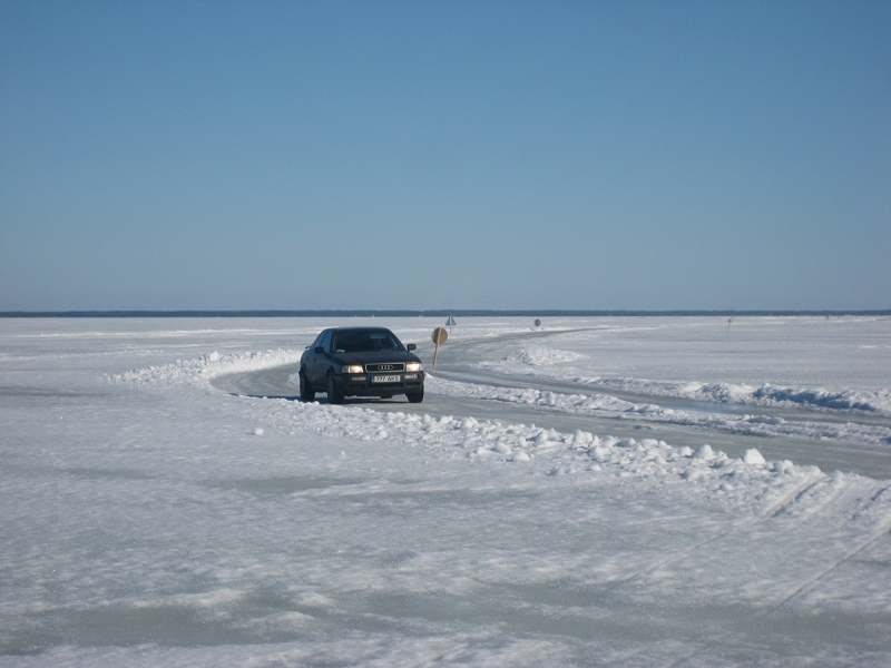 Mit dem Auto über die estnische Ostsee / Birgit Johannsmeier, n-ost