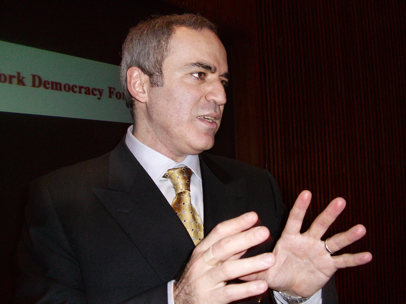 Kasparow, Esther Dyson, flickr, cc lizenz