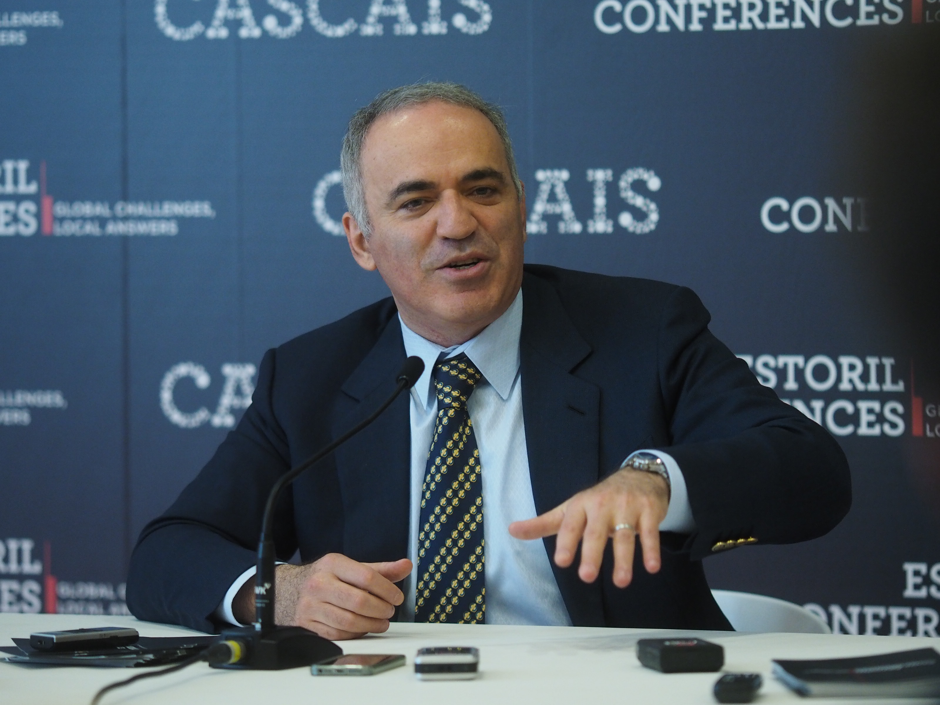 Schachlegende Garri Kasparow / Foto: Jorge Martin / CMC