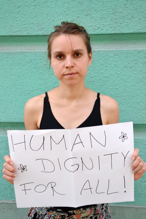 Mariann Dosa engagiert sich für die Rechte von Obdachlosen. / Laura Schameita 