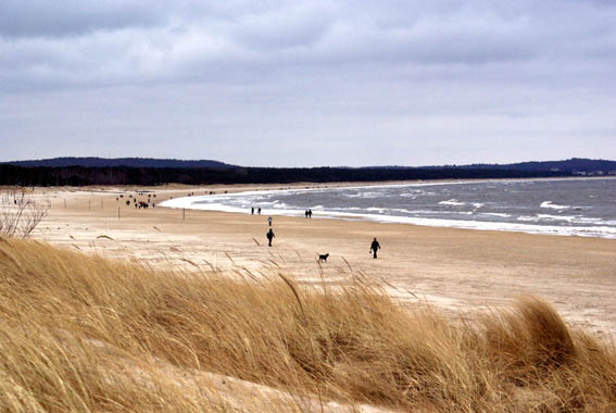 Die polnische Ostseeküste im Winter / Agnieszka Hreczuk, n-ost