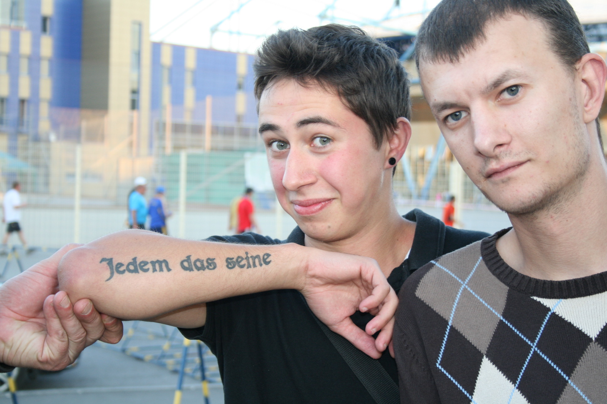 Rechtsradikale Fans in Lemberg / Olaf Sundermeyer, n-ost