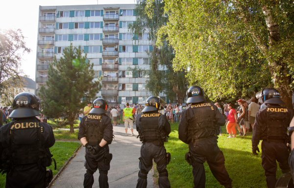 Anti-Romaproteste in Tschechien / Robert Gommlich, n-ost