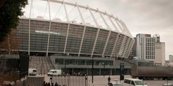 Die letzten Baumaßnahmen am Kiewer EM Stadion „NSC Olimpiisky" / Nina Lishchuk, n-ost