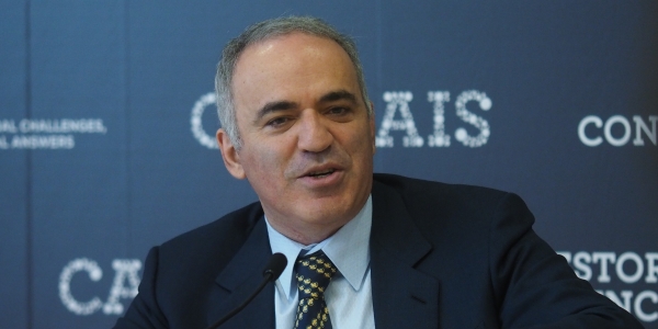 Schachlegende Garri Kasparow / Foto: Jorge Martin / CMC