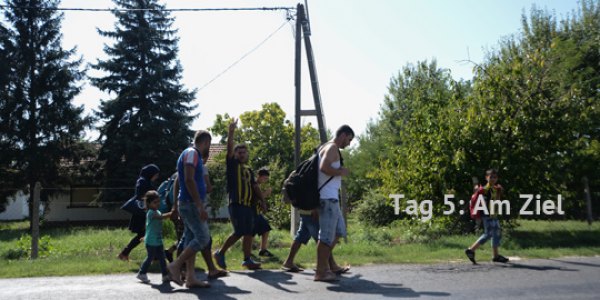 Unser Korrespondent ist an seinem Ziel angekommen. Er ist die Route entlanggefahren, die Tausende Flüchtlinge binnen mehrer Wochen zürucklegen. / Foto: Wassilis Aswestopoulos, n-ost